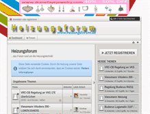 Tablet Screenshot of heizungsforum.de